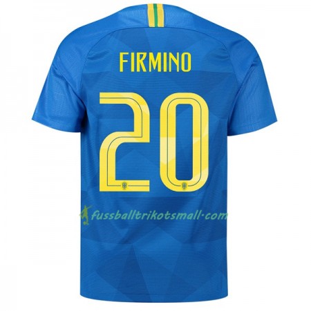 Günstige Fußballtrikots Brasilien Firmino 20 WM 2018 Auswärts-trikot kaufen